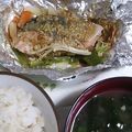 クックsz's cooksnap of when they made 秋の味覚♪鮭のちゃんちゃんホイル焼き♫.