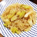 YUKIKI☆'s cooksnap of when they made ねぎと白滝の炒めもの.