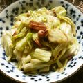 Satoco❋'s cooksnap of when they made キャベツ&イカの塩辛炒め.