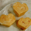 ☆いちごキティ☆'s cooksnap of when they made 簡単ふんわり美味しい♪ハートの卵焼き♪.