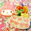 マッハママ's cooksnap of when they made 簡単！たくあんﾁｭｰﾘｯﾌﾟ✿キャラ弁.