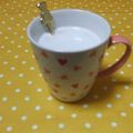 mocobaron's cooksnap of when they made ホッとミルクしょうが.