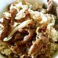 キャサリン＆'s cooksnap of when they made 牛肉しぐれ煮de秋の味覚の炊き込みご飯.