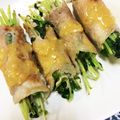 腹ペコグッピー's cooksnap of when they made おつまみにピッタリ！豆苗と茗荷の豚肉巻き.