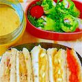 おいなり。's cooksnap of when they made お弁当に☆野菜を食べよう！生春巻きサラダ.