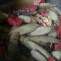 nao9316's cooksnap of when they made 牛肉とごぼうとコンニャクの煮物.