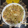 tuxedocat's cooksnap of when they made 焼きうどん♪孤独のグルメ.