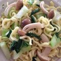 H♡S's cooksnap of when they made 簡単 美味しい チンゲン菜の 塩焼きそば.