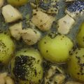 からす隊長's cooksnap of when they made 鶏肉とじゃが芋のごまみそ煮♫♬.