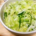 MofeMofee's cooksnap of when they made キャベツと胡瓜の鶏ガラスープ和え.