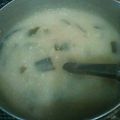 ｶｧﾅ's cooksnap of when they made ✿じゃが芋と豆腐のとろりん味噌汁✿.