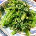 カピバラっちょ's cooksnap of when they made 春菊の胡麻和え☆.