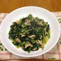 オレンジガーデン's cooksnap of when they made ほうれん草とツナのソテー.