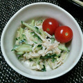 はらだぺこちゃん's cooksnap of when they made エノキダケとキュウリのたらこ和え.