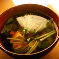 BiwacoJune's cooksnap of when they made 三つ葉と豆腐のお吸い物.