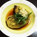 ＊ひじきまま＊'s cooksnap of when they made 丸ごとナスのレンジで簡単煮浸し風.
