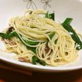 ＊実月＊'s cooksnap of when they made オイルサーディンと青ネギのパスタ.