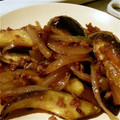 copa727's cooksnap of when they made レンジで時短！茄子のしょうが焼き風.