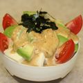 ぷのぷの's cooksnap of when they made アボガドと豆腐のマヨ味噌だれ丼.