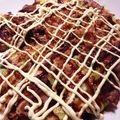 mogumogu5's cooksnap of when they made 油かす入りお好み焼き☆.