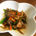 m_k_'s cooksnap of when they made ごぼうと切干し大根の炒め物.