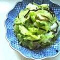 totomamato's cooksnap of when they made レタスと塩昆布サラダ.