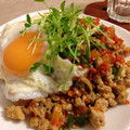 あおい0523's cooksnap of when they made タイ風簡単ガパオご飯.