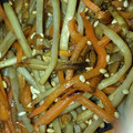 す1222's cooksnap of when they made 牛蒡と人参のきんぴら.