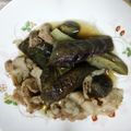 みいみいまる's cooksnap of when they made めんつゆで簡単＊なすと豚肉の煮物.