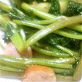 ぴろみんごーごー's cooksnap of when they made きゅうりと空芯菜のにんにく炒め.