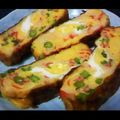 らむ（・×・）'s cooksnap of when they made お弁当✿カニカマといんげん入り♡卵焼き.