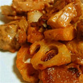 焼きたてバナナパイ's cooksnap of when they made 鶏肉と蓮根のチリマヨソース★.