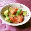 kemeta's cooksnap of when they made 『アボカドトマトの簡単ｻﾗﾀﾞ』.