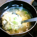 ゆかみお's cooksnap of when they made 大根と卵のさっぱりスープ♪枝豆入り☆.