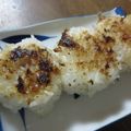 miyuki12's cooksnap of when they made 残りご飯de「焼きおにぎり」.