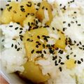 さーこち｡'s cooksnap of when they made 絶賛！簡単さつま芋ご飯.