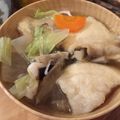 miu777's cooksnap of when they made せんべい汁.