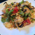 takakina's cooksnap of when they made 卵とトマトとキクラゲの中華炒め.