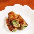 まちゃみ1225's cooksnap of when they made ✿オクラちくわの豚肉巻きDE甘酢たれ✿.