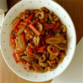 ku3ンmam's cooksnap of when they made ごぼうとちくわの炒め煮.