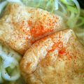 sanapan81's cooksnap of when they made 自家製甘辛あげのきつねうどん.