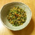 piraNomi's cooksnap of when they made カルシウムたっぷりにんじんの葉ふりかけ.