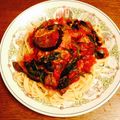 みーみたんママ's cooksnap of when they made トマトとナスとモッツァレラのパスタ.