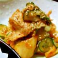 ＊erina46＊'s cooksnap of when they made 豚肉ときゅうりのキムチあえ.