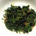ふっち's cooksnap of when they made シャキシャキ！☆春菊の胡麻和え.