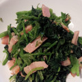 ☆佳恵☆'s cooksnap of when they made ほうれん草とベーコンの和風炒め.