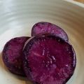 maytan555's cooksnap of when they made 簡単♪さつま芋レモン煮★紫芋がワイン色に.