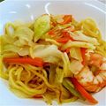 yskbmsk's cooksnap of when they made 激ウマ！ ランチに 海老の 塩焼きそば！.