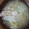 payaちゃん's cooksnap of when they made 女性の味方！生姜白菜豚汁♡.