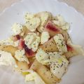 poyohiro's cooksnap of when they made 桃モッツァレラ♡.